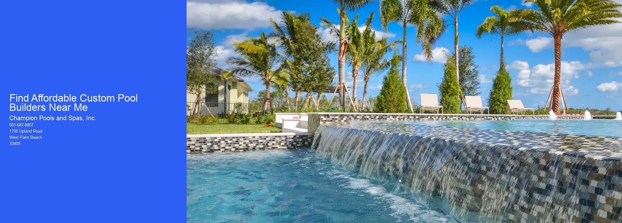 Find Affordable Custom Pool Builders Near Me