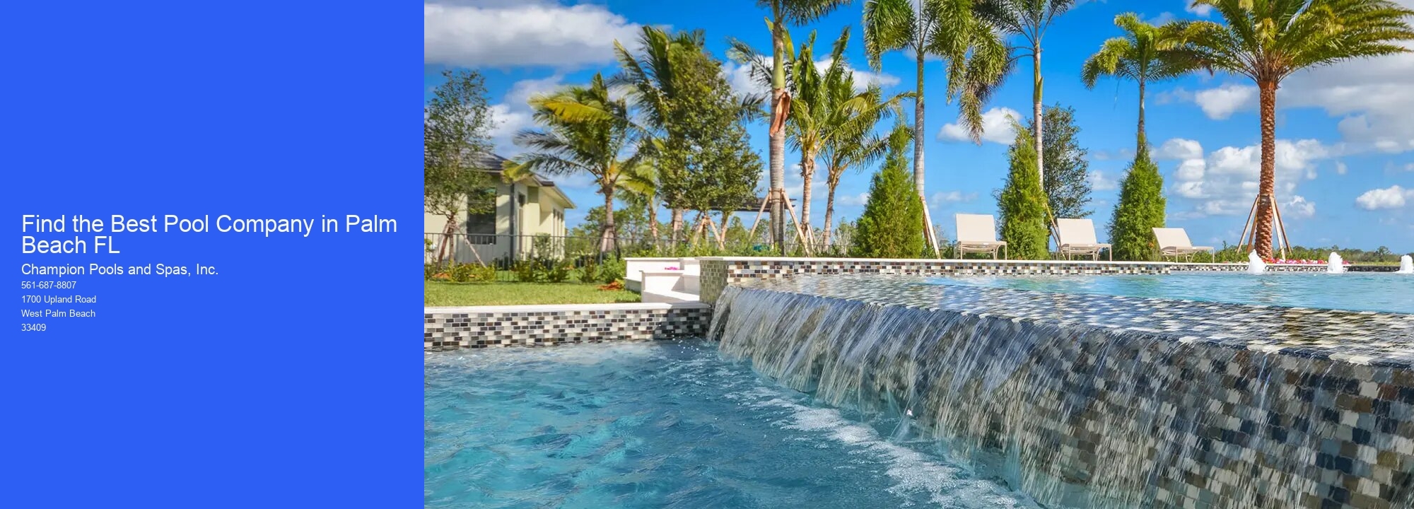 Find the Best Pool Company in Palm Beach FL