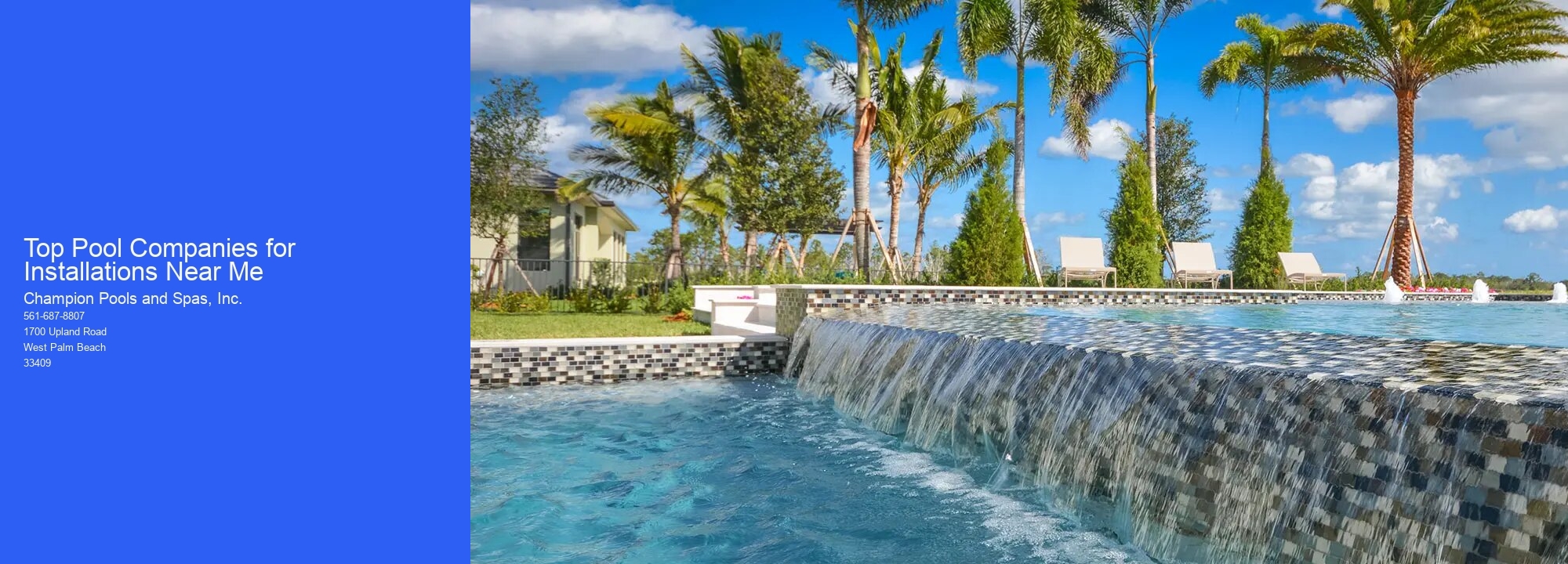 Top Pool Companies for Installations Near Me