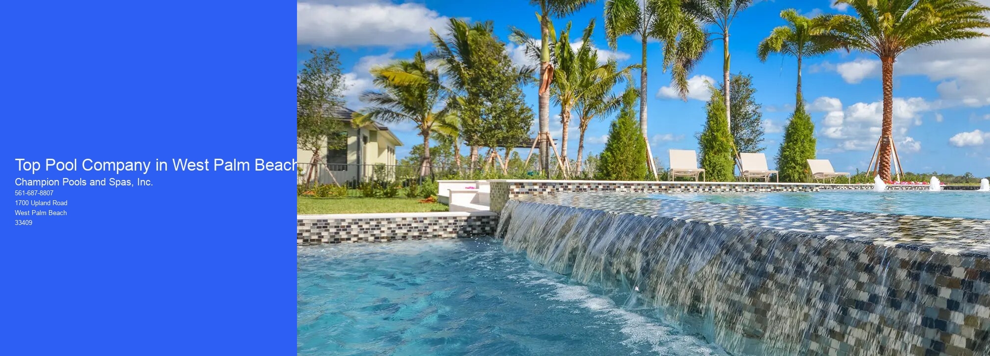 Top Pool Company in West Palm Beach